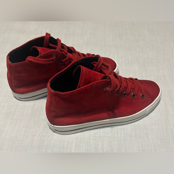 Paul Green Men’s Red Nubuck Shoes - Picture 7 of 13
